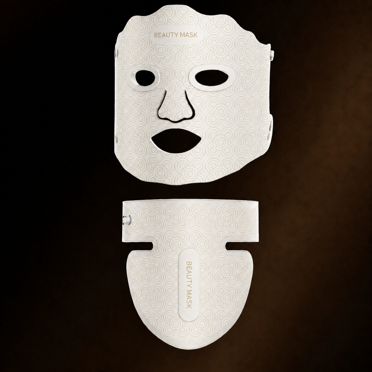 Luminesk LED Ansikts- & Halsmask – Rosa